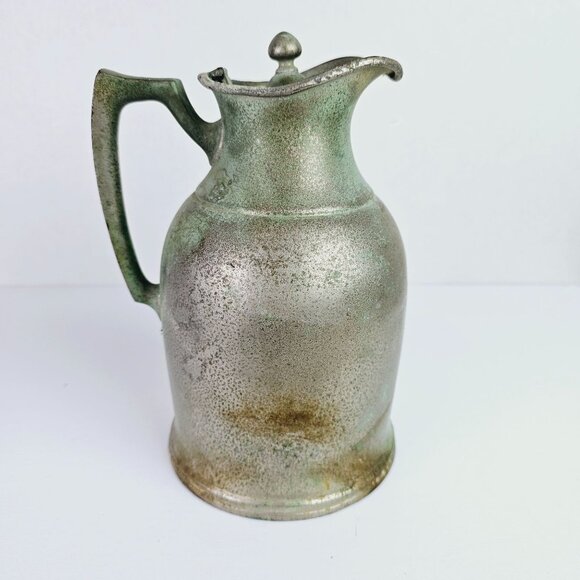 Vintage 1950's Hotel Statler Stanley Insulated Covered Pitcher, 32 Oz. - Picture 3 of 7